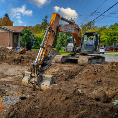 Excavation résidentielle pour maison